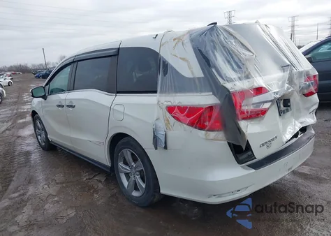 2018 Honda Odyssey Ex-L from USA, damaged, VIN 5FNRL6H77JB032823